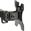 StarTech.com ARMDUAL2 Dvigubas monitoriaus laikiklis ant stalo – spaustuvas / grommet, VESA iki 32 colių, ergonomiškas, reguliuojamas aukštis/pakreipimas/pasukimas/rotacija