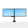 StarTech.com ARMDUALPIVOT Dvigubas monitoriaus laikiklis ant stalo, pilnas judesys, VESA iki 32 colių, 8 kg, reguliuojamas aukštis, spaustuvas / gromet, mechaninė spyruoklė