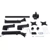 StarTech.com ARMDUALPIVOT Dvigubas monitoriaus laikiklis ant stalo, pilnas judesys, VESA iki 32 colių, 8 kg, reguliuojamas aukštis, spaustuvas / gromet, mechaninė spyruoklė