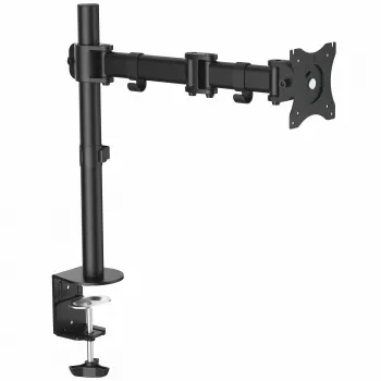 StarTech.com stalinis monitoriaus laikiklis iki 34 colių (8 kg) VESA ekranams - šarnyrinis stulpinis vieno monitoriaus laikiklis - ergonomiškas reguliuojamo aukščio monitoriaus laikiklis - spaustuvas/angai