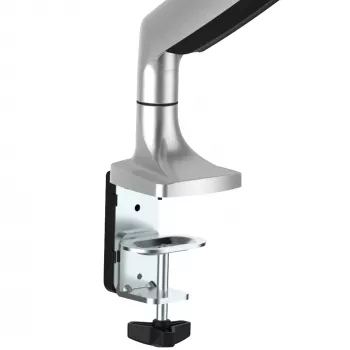 StarTech.com ARMPIVOTHD – Vieno monitoriaus laikiklis ant stalo, sunkiasvoris, ergonomiškas, 9 kg, pilnas judesys, aukščio reguliavimas, šarnyrinis, aliuminis, C spaustuvas / gromet, sidabrinis