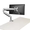 StarTech.com ARMPIVOTHD – Vieno monitoriaus laikiklis ant stalo, sunkiasvoris, ergonomiškas, 9 kg, pilnas judesys, aukščio reguliavimas, šarnyrinis, aliuminis, C spaustuvas / gromet, sidabrinis