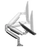StarTech.com ARMPIVOTHD – Vieno monitoriaus laikiklis ant stalo, sunkiasvoris, ergonomiškas, 9 kg, pilnas judesys, aukščio reguliavimas, šarnyrinis, aliuminis, C spaustuvas / gromet, sidabrinis