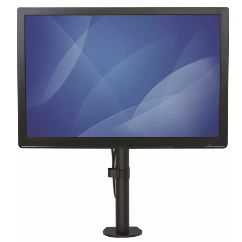 StarTech.com ARMPIVOTV2 vieno monitoriaus stovas – tvirtas stovo laikiklis iki 8 kg VESA ekranams, ergonomiškas aukščio reguliavimo monitoriaus ranka, spaustuvas/įvorė