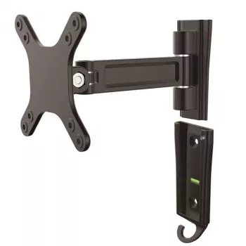StarTech.com Sieninis monitoriaus laikiklis - Vienas pasukamas, 15 kg, 33 cm (13 col.), 68,6 cm (27 col.), 75 x 75 mm, 100 x 100 mm, Juodas
