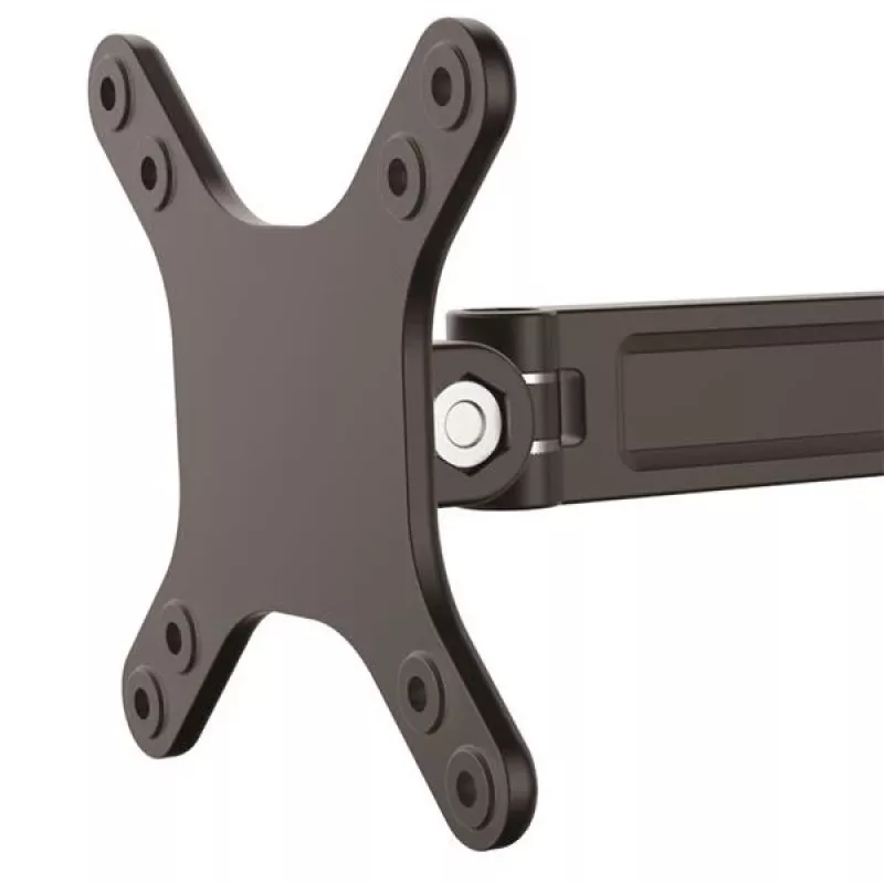StarTech.com Sieninis monitoriaus laikiklis - Vienas pasukamas, 15 kg, 33 cm (13 col.), 68,6 cm (27 col.), 75 x 75 mm, 100 x 100 mm, Juodas