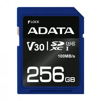 ADATA ASDX256GUI3V30S-R atminties kortelė 256 GB SDXC UHS-I Class 10