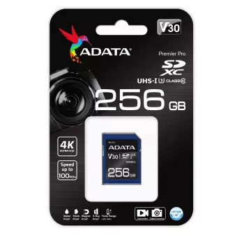 ADATA ASDX256GUI3V30S-R atminties kortelė 256 GB SDXC UHS-I Class 10