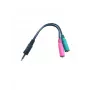 Microconnect AUDALS015 garso kabelis 0,25 m 3,5 mm 2 x 3,5 mm juodas