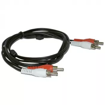 Microconnect AUDCC2 garso kabelis 1,5 m 2 x RCA juodas