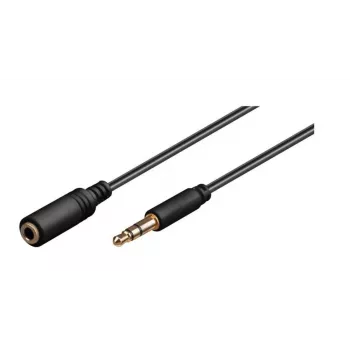 Microconnect AUDLG2G garso ilginimo kabelis 2 m 3,5 mm Juoda