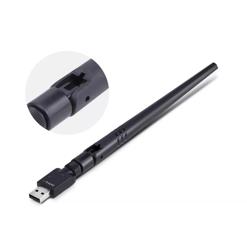 „StarTech.com“ USB Bluetooth 5.3 1 klasės adapteris (dangtelis) – ilgo nuotolio ryšys klaviatūrai, pelei, garso srautiniam perdavimui ir PAN tinklui, Windows/Linux