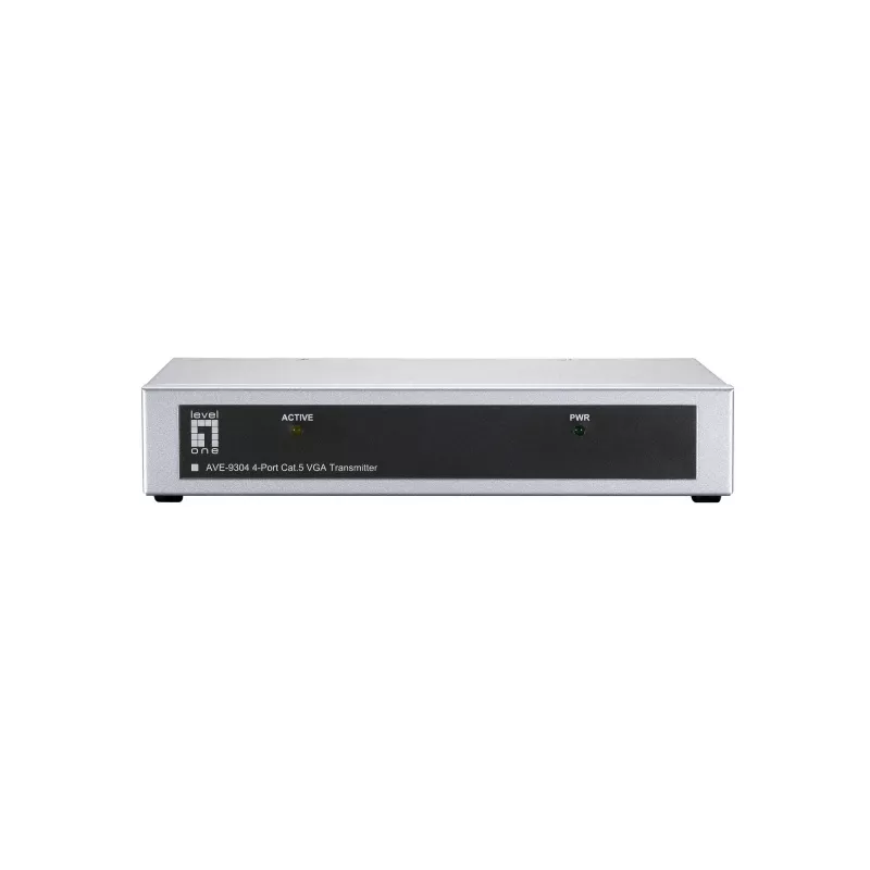 AV siųstuvas LevelOne 4-Port Cat.5 VGA siųstuvas
