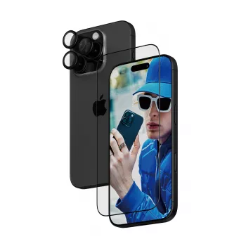 PanzerGlass 2-in-1 rinkinys iPhone '24 6.3 colio Pro B2862+1284