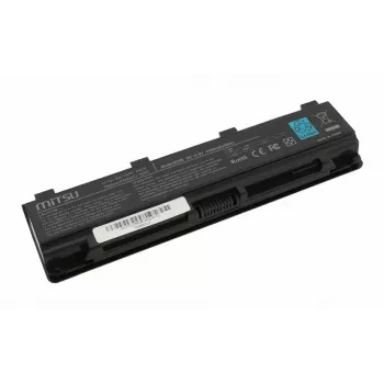 MITSU nešiojamojo kompiuterio baterija, skirta Toshiba C850 / L800 / S855, 4400 mAh, 10.8–11.1 V
