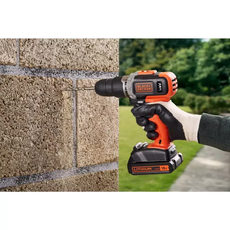 Gręžtuvas Black & Decker BCD003C2K-QW 1 vnt.
