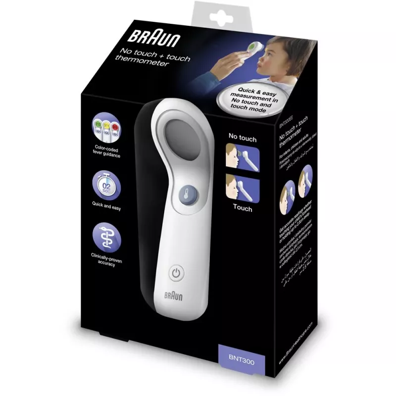 Braun BNT300WE bekontaktis kaktos termometras
