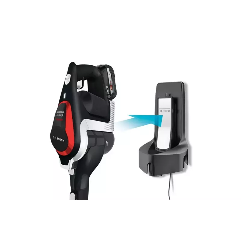 Bosch BSS81POW1 belaidis siurblys / elektrinis šluotražis, sausas valymas, juodas, 5 Ah