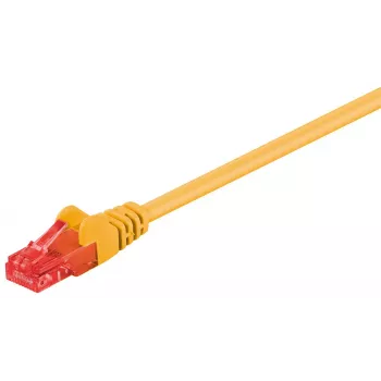 Microconnect B-UTP601Y tinklo kabelis geltonas 1 m Cat6 U/UTP (UTP)