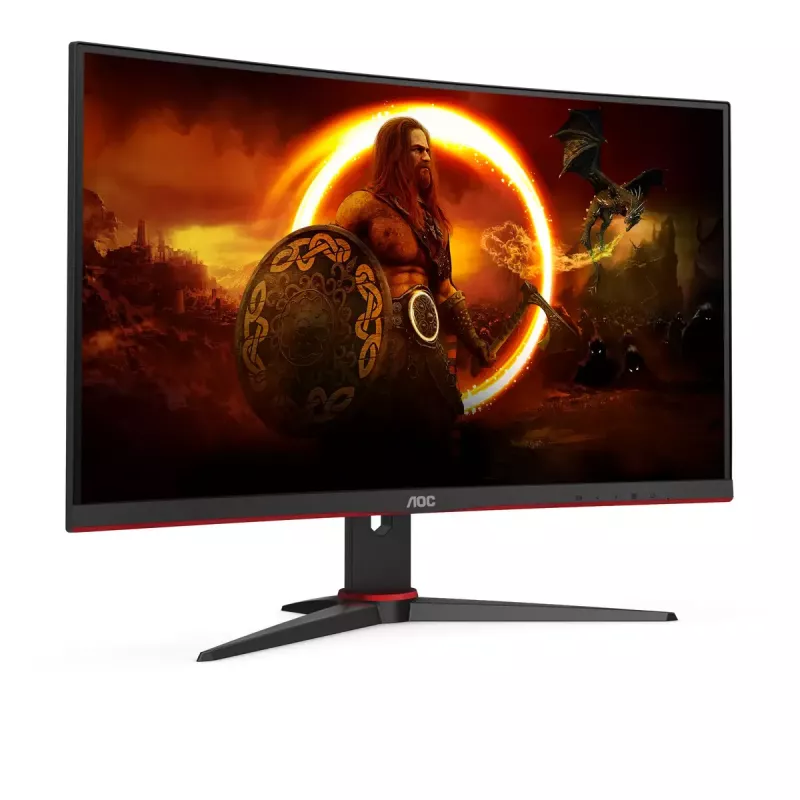 Monitorius AOC G2 C27G2E/BK 68,6 cm (27 col.) 1920 x 1080 pikselių Full HD juodas, raudonas