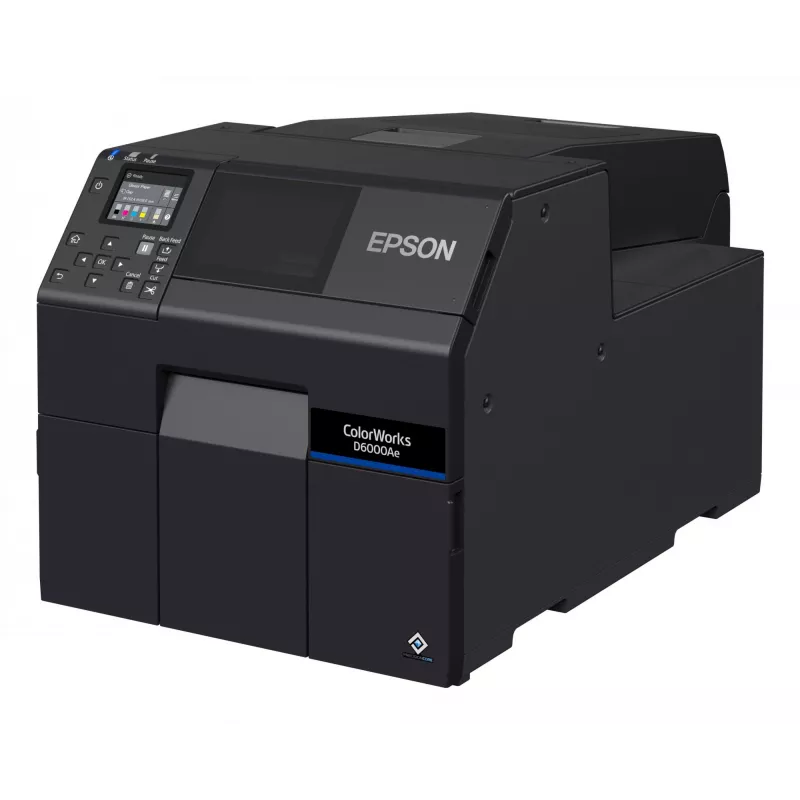 Epson ColorWorks D6000Ae etikečių spausdintuvas, terminių perdavimo, spalvotas, 1200 x 1200 DPI, 119 mm/s, laidinis Ethernet LAN