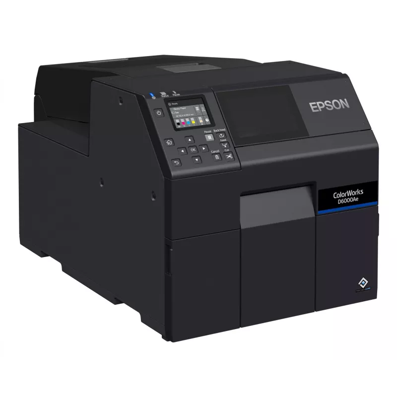 Epson ColorWorks D6000Ae etikečių spausdintuvas, terminių perdavimo, spalvotas, 1200 x 1200 DPI, 119 mm/s, laidinis Ethernet LAN