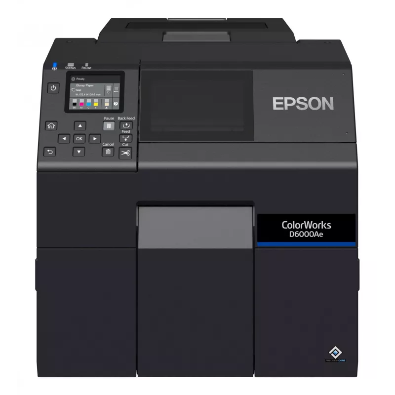 Epson ColorWorks D6000Ae etikečių spausdintuvas, terminių perdavimo, spalvotas, 1200 x 1200 DPI, 119 mm/s, laidinis Ethernet LAN