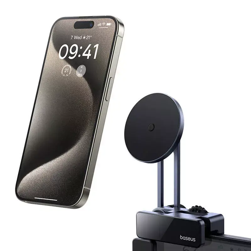 Magnetinis laikiklis automobiliui Baseus MaxView pilkas, skirtas išmaniesiems telefonams ir planšetėms tvirtinti prie transporto priemonės ekrano