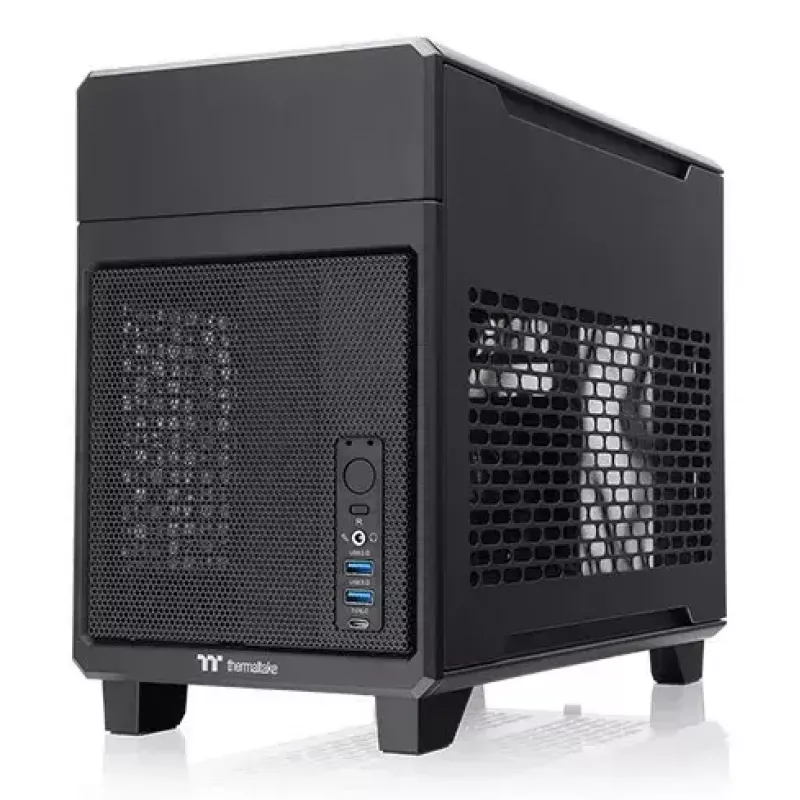 PC korpusas Thermaltake TR100 Mini Tower Juodas