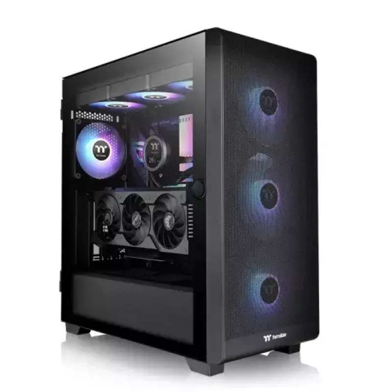 Korpusas Thermaltake S250 TG Midi Tower Juodas
