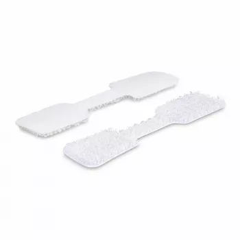StarTech.com kabelių žymekliai 3,5 colio (9 cm), 100 vnt., balti, kabliukas prie kabliuko, rašomi kabelių etiketės kabelių valdymui
