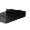 StarTech.com 2U lentyna serverio stovui – universali konsolinė lentyna 19 colių tinklo įrangos stovui – tvirtas plienas – svorio talpa 20 kg – 16 colių gylio padėklas, juoda