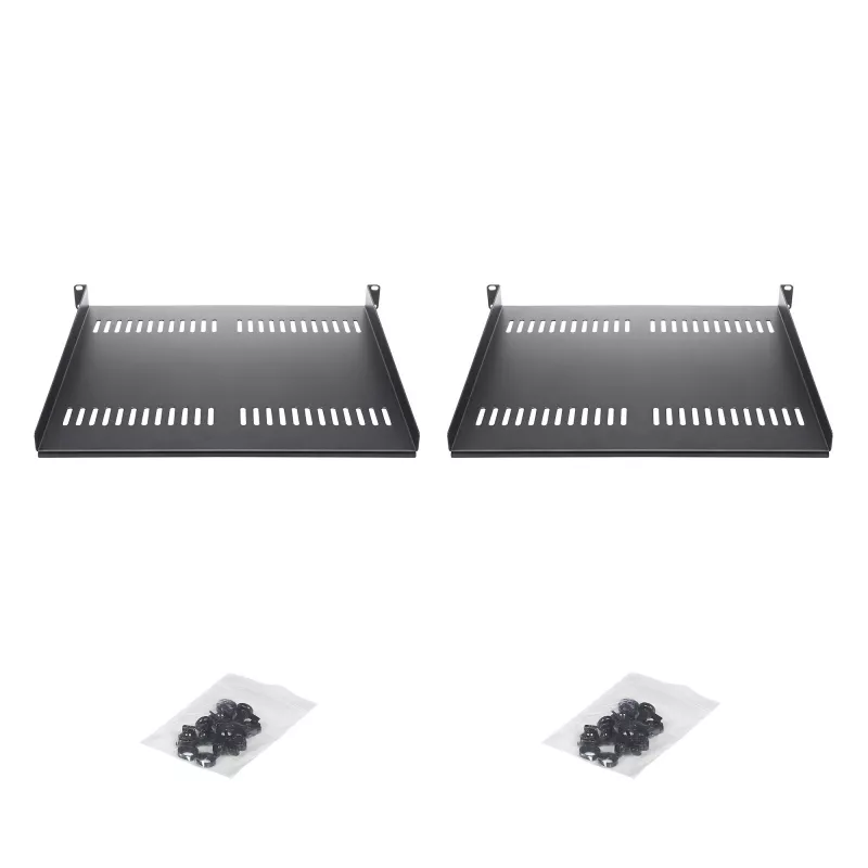 StarTech.com CABSHELF116V2PK – 1U ventiliuojama lentyna 19 inch stovo komplekte 2 vnt.