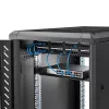 StarTech.com 1U fiksuota serverio lentyna montavimui į stelažą – 10 colių gylio plieninis konsolinis padėklas 19 colių AV / tinklo įrangos stelažui – sunkiosios apkrovos plienas – svorio talpa 20 kg, juoda