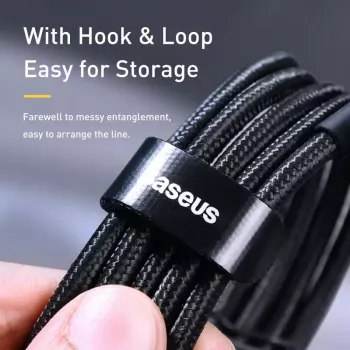 Baseus Cafule USB 2.0 laidas USB C 2 m Juoda