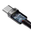 Baseus Cafule USB 2.0 laidas USB C 2 m Juoda