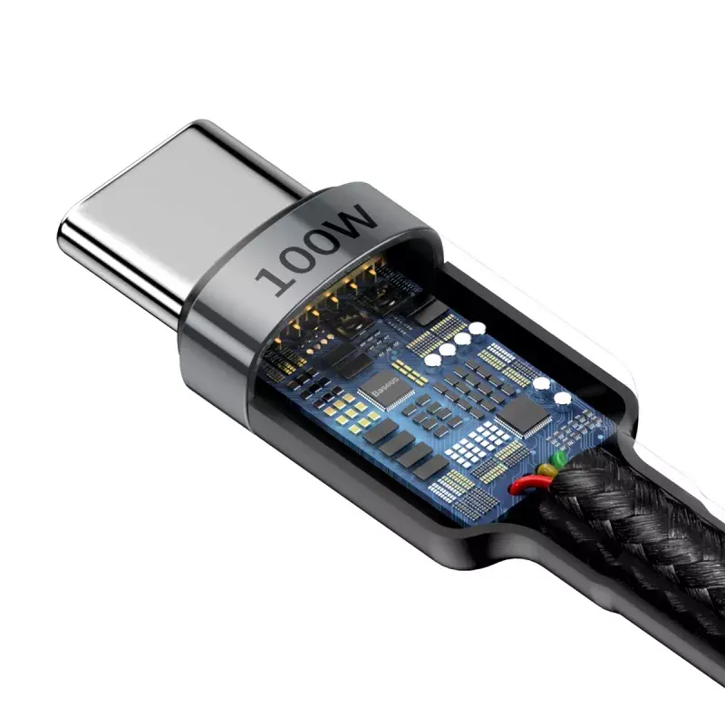 Baseus Cafule USB 2.0 laidas USB C 2 m Juoda