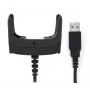 Zebra CBL-RFD49-USB1-01 USB ryšio ir įkrovimo laidas su laikikliu RFD40 RFID skaitytuvui, juodas