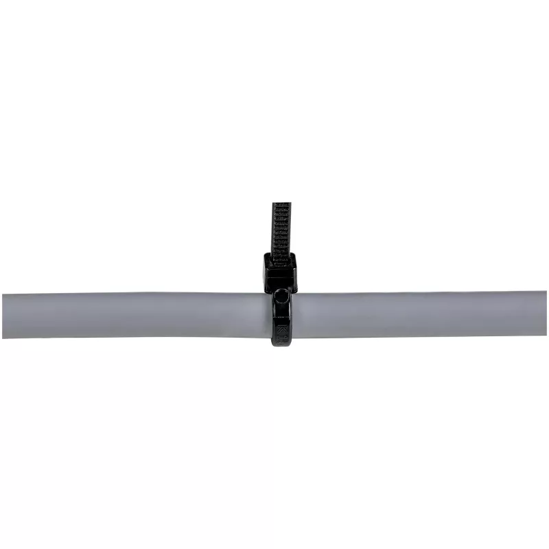 StarTech.com 100 vnt. 15 cm kabelių raiščiai - 3,6 mm pločio, 39 mm ryšulio skersmuo, 18 kg tempimo stipris, nailoniniai užtraukiami raiščiai su lenktu galu, UL sertifikuoti, juodi - TAA
