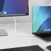StarTech.com USB-C į DisplayPort 1.2 kabelis, 2m, baltas, dvipusis, 4K 60Hz, suderinamas su Apple MacBook Pro/Air M1 M2 M3 M4, Mac Mini/Studio, Thunderbolt