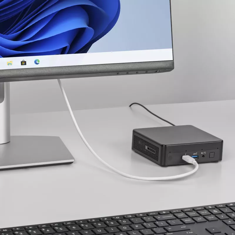 StarTech.com USB-C į DisplayPort 1.2 kabelis, 2m, baltas, dvipusis, 4K 60Hz, suderinamas su Apple MacBook Pro/Air M1 M2 M3 M4, Mac Mini/Studio, Thunderbolt
