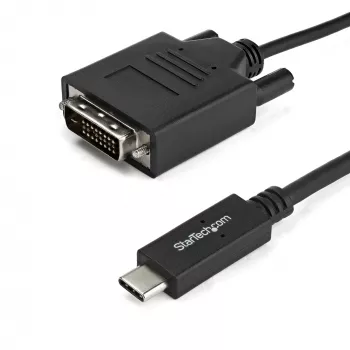 StarTech.com 3,3 pėdų (1 m) USB-C į DVI laidas - 1920 x 1200 - juodas