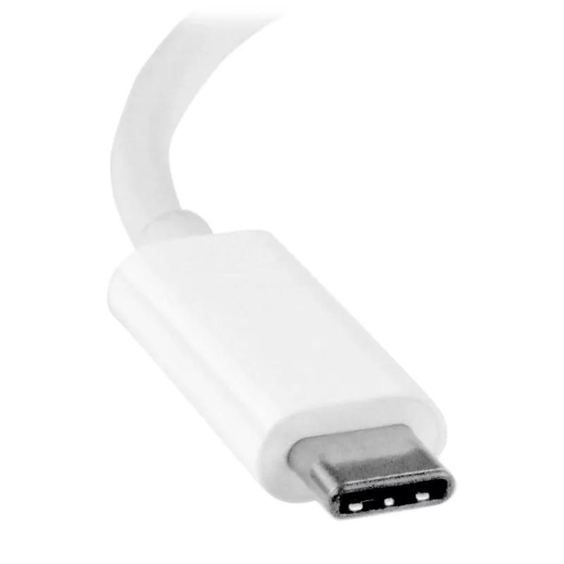 StarTech.com USB-C į DVI adapteris - Baltas, 3.2 Gen 2 (3.1 Gen 2), USB Type-C, DVI išėjimas, 1920 x 1200 pikselių