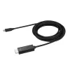StarTech.com 10ft (3m) USB-C į HDMI laidas - 4K 60Hz USB Type-C į HDMI 2.0 vaizdo adapterio laidas - suderinamas su Thunderbolt 3 - nešiojamam kompiuteriui prie HDMI monitoriaus/ekrano - DP 1.2 Alt Mode HBR2 - juodas