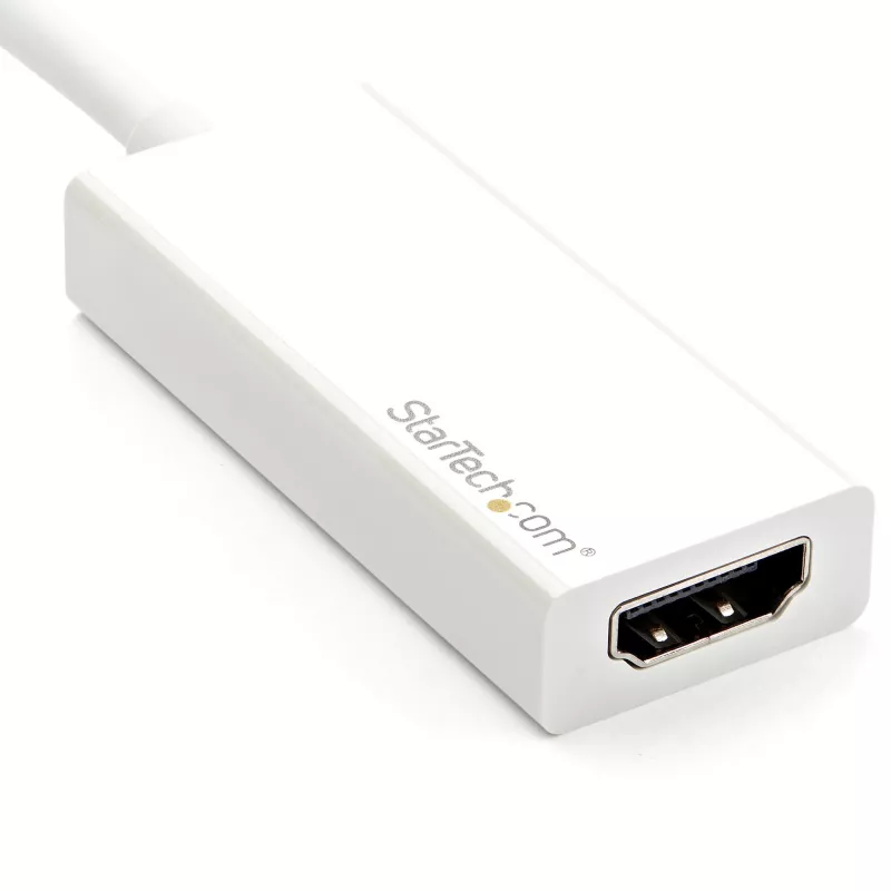 StarTech.com USB-C į HDMI adapteris - Baltas - 4K 60Hz, USB Type-C, HDMI išvestis, 3840 x 2160 pikseliai