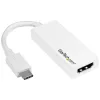 StarTech.com USB-C į HDMI adapteris - Baltas - 4K 60Hz, USB Type-C, HDMI išvestis, 3840 x 2160 pikseliai