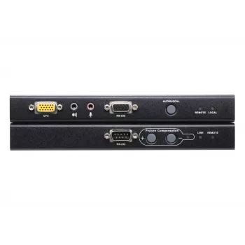 ATEN CE750A USB VGA KVM prailgintuvas su garsu ir RS-232 (200 m), siųstuvas ir imtuvas, laidinis, 200 m, Cat5, 1920 x 1200 pikselių, mygtukai