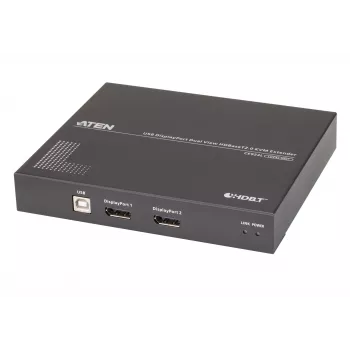 ATEN CE924 USB DisplayPort dviejų vaizdų HDBaseT™ 2.0 KVM prailgintuvas (4K@100m vienam vaizdui)