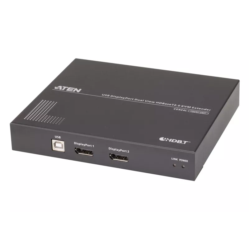 ATEN CE924 USB DisplayPort dviejų vaizdų HDBaseT™ 2.0 KVM prailgintuvas (4K@100m vienam vaizdui)