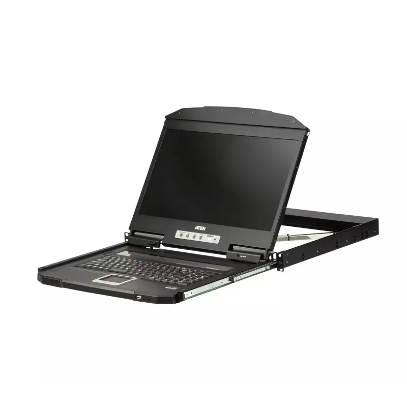 ATEN CL3100NX 1U trumpo gylio USB VGA vieno bėgio LCD konsolė
